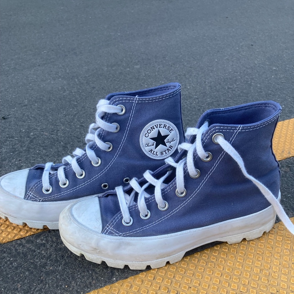 Blue converse